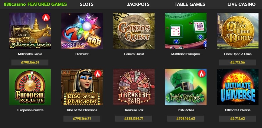 Cashalot Casino games