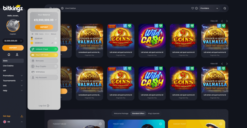 Bitkingz Casino App image 1